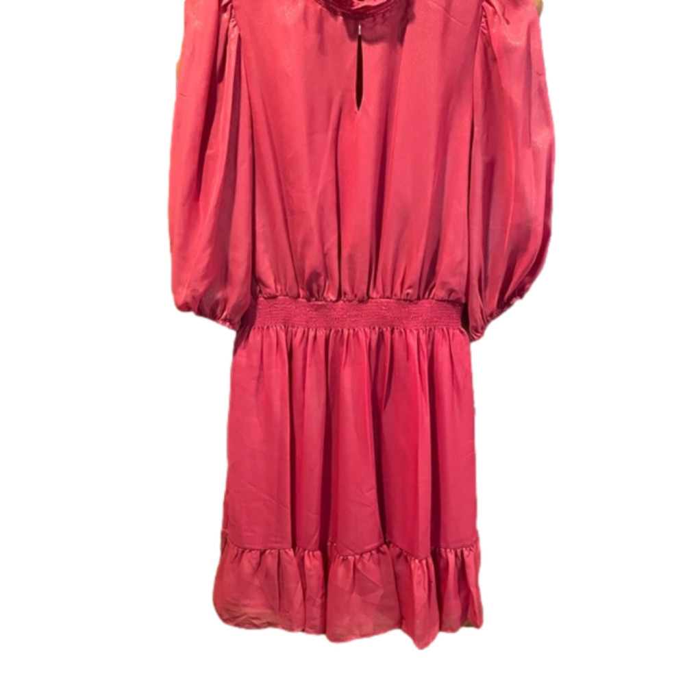 Nanette pink shimmer Key Hole Dress - Picture 4 of 5